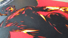 Load image into Gallery viewer, Absolute Superman Noir #1 Clayton Crain Homage Paper Blade Art on Comic By Rick Sharif