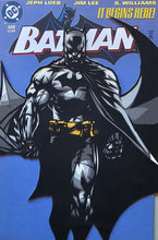Load image into Gallery viewer, Batman #608 Jim Lee Paper Blade Art on Comic By Rick Sharif
