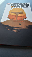 Load image into Gallery viewer, Star Wars #1 Olly Moss Homage Paper Blade Art on Comic By Rick Sharif