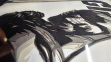 Load image into Gallery viewer, G I Joe #1 Snake Eyes Paper Blade Art on Comic By Rick Sharif