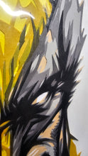 Load image into Gallery viewer, Wolverine Deadpool #1 Split-face portrait Paper Blade Art on Comic By Rick Sharif