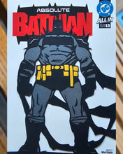 Load image into Gallery viewer, Absolute Batman #1 Bruno Redondo Homage Paper Blade Art on Comic By Rick Sharif