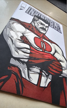 Load image into Gallery viewer, Invincible #1 Omni-Man Paper Blade Art on Comic By Rick Sharif