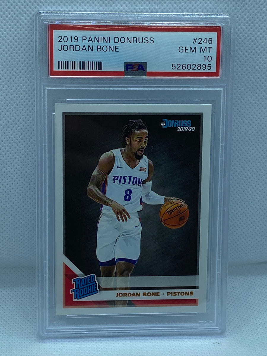 Jordan Bone 2019 Panini Donruss PSA 10 #246 ROOKIE – Camel Comics