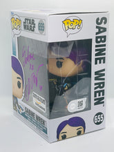 Load image into Gallery viewer, Sabine Wren 655 Star Wars Amazon Exclusive Funko Pop signed by Natasha Liu Bordizzo (97)
