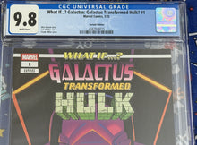 Load image into Gallery viewer, CGC 9.8 What If Galactus Transformed Hulk #1 2025 Marvel Comics 1st Print Frank Miller Variant
