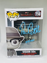 Load image into Gallery viewer, Vision 50's 714 WandaVision Funko Pop signed by Paul Bettany
