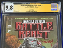 Load image into Gallery viewer, CGC x JSA 9.8 Invincible Universe : Battle Beast #1 signed by Ryan Ottley
