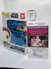 Load image into Gallery viewer, Cal Kestis &amp; BD-1 337 Star Wars Funko Pop signed by Cameron Monaghan with quote

