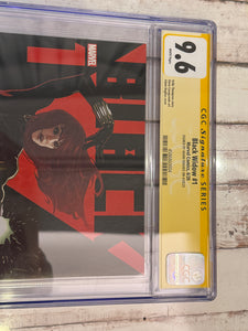 CGC SS 9.6 Black Widow #1 signed by Adam Hughes