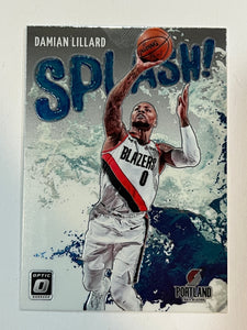 Damian Lillard #6 2021 Panini Donruss Optic Splash