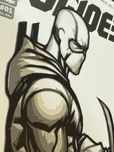 Load image into Gallery viewer, G. I. Joe #1 Blank cover with Original Blade Art by Rick Sharif (Storm Shadow)
