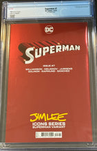 Load image into Gallery viewer, CGC 9.8 Superman #7 Jim Lee Foil variant
