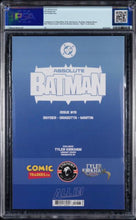 Load image into Gallery viewer, PSA 9.8 Absolute Batman #19 Tyler Kirkham exclusive cover limited to 3,000 Key Issue
