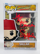 Load image into Gallery viewer, Sallah 1352 Indiana Jones funko pop signed by John Rhys Davies (2)
