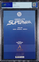 Load image into Gallery viewer, PSA 9.8 Absolute Superman #18 Dave Wilkins exclusive cover limited to 3,000 Key Issue
