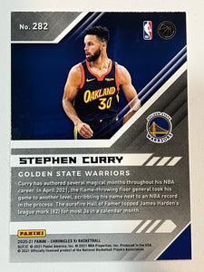 Stephen Curry #282 2020 Panini Chronicles