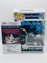 Load image into Gallery viewer, Black Ranger 1371 Power Rangers signed by Walter Jones
