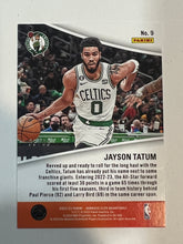 Load image into Gallery viewer, Jayson Tatum [Blue] #9 2022 Panini Donruss Elite Full Throttle 38/99
