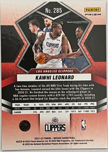 Kawhi Leonard [Green] #285 2021 Panini Mosaic