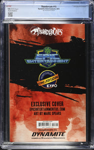 CGC 9.8 Thundercats #15 Mark Spears Huntsville Expo 2025 Exclusive Limited to 400