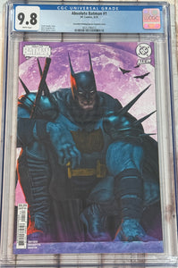 CGC 9.8 Absolute Batman 1 (2025) Mark Spears Variant Cover - Key