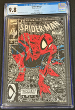 Load image into Gallery viewer, CGC 9.8 Spider-Man #1 (1990) Black &amp; Silver Torment cover by Todd McFarlane
