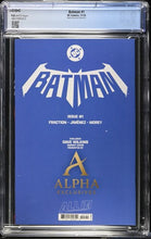 Load image into Gallery viewer, CGC 9.8 Batman #1 Dave Wilkins Cover
