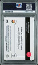 Load image into Gallery viewer, 2024-25 TOPPS CHROME UCC CHROME AUTO AQUA LAVA PAU VICTOR RC 20/199 PSA 9
