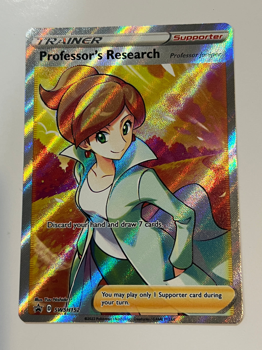 Professor's Research - SWSH152 - Full Art Ultra Rare Pokemon Sword & Shield Promos
