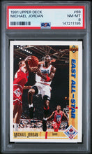 Load image into Gallery viewer, MICHAEL JORDAN #69 UPPER DECK 1991 PSA 8
