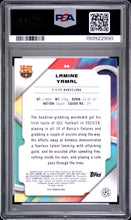 Load image into Gallery viewer, 2024-25 TOPPS FINEST UEFA CLUB COMPETITIONS #99 LAMINE YAMAL PSA 8
