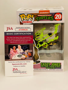 Casey Jones 20 Teenage Mutant Ninja Turtles Funko Pop signed by Stephen Amell