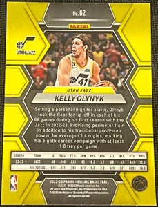 Kelly Olynyk [Silver] #62 2022 Panini Mosaic