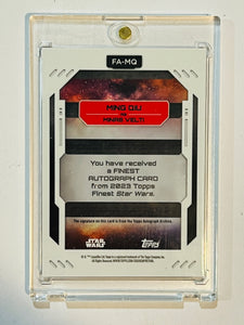 2023 Topps Finest Star Wars Ming Qiu Minas Velti Auto Autograph #FA-MQ