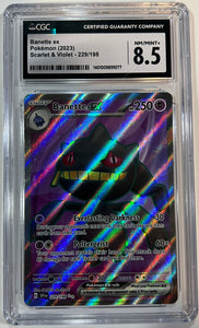 Banette ex 229/198 Scarlet & Violet (2023) CGC 8.5 Mint +