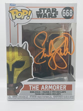 Load image into Gallery viewer, The Armorer 668 Star Wars Funko Pop signed by Emily Swallow
