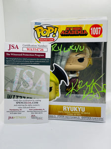 Ryuku 1007 My Hero Academia Funko Pop signed by Katelyn Barr