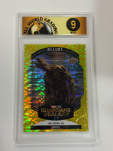 Load image into Gallery viewer, All World Grading Mint 9 Vin Diesel as Groot #32 Yellow 2022 UD Allure Marvel Studios
