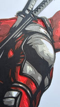 Load image into Gallery viewer, Deadpool Wolverine #1 Deadpool Paper Blade Art on Comic By Rick Sharif
