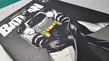 Load image into Gallery viewer, Absolute Batman Noir #1 Dragotta Paper Blade Art on Comic By Rick Sharif
