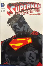 Load image into Gallery viewer, Superman Unchained #1 Paper Blade Art on Comic By Rick Sharif
