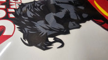 Load image into Gallery viewer, Superman Unchained #1 Paper Blade Art on Comic By Rick Sharif
