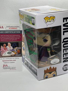 Evil Queen 1079 Disney Funko Pop signed by Lana Parrilla with quote