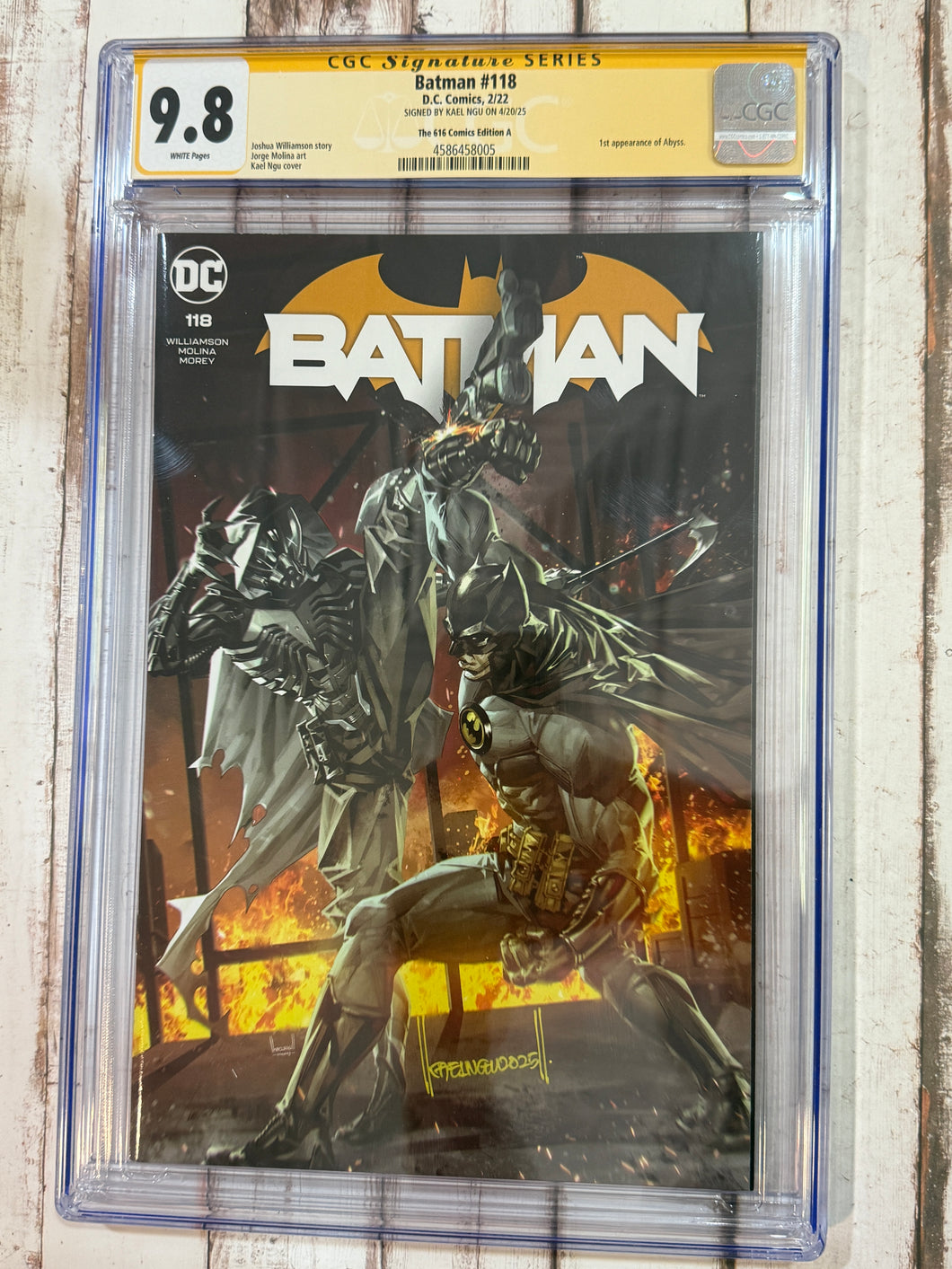CGC SS 9.8 Batman #118  signed by Kael Ngu (Kael Ngu Exclusive cover limited to 3,000) Key issue