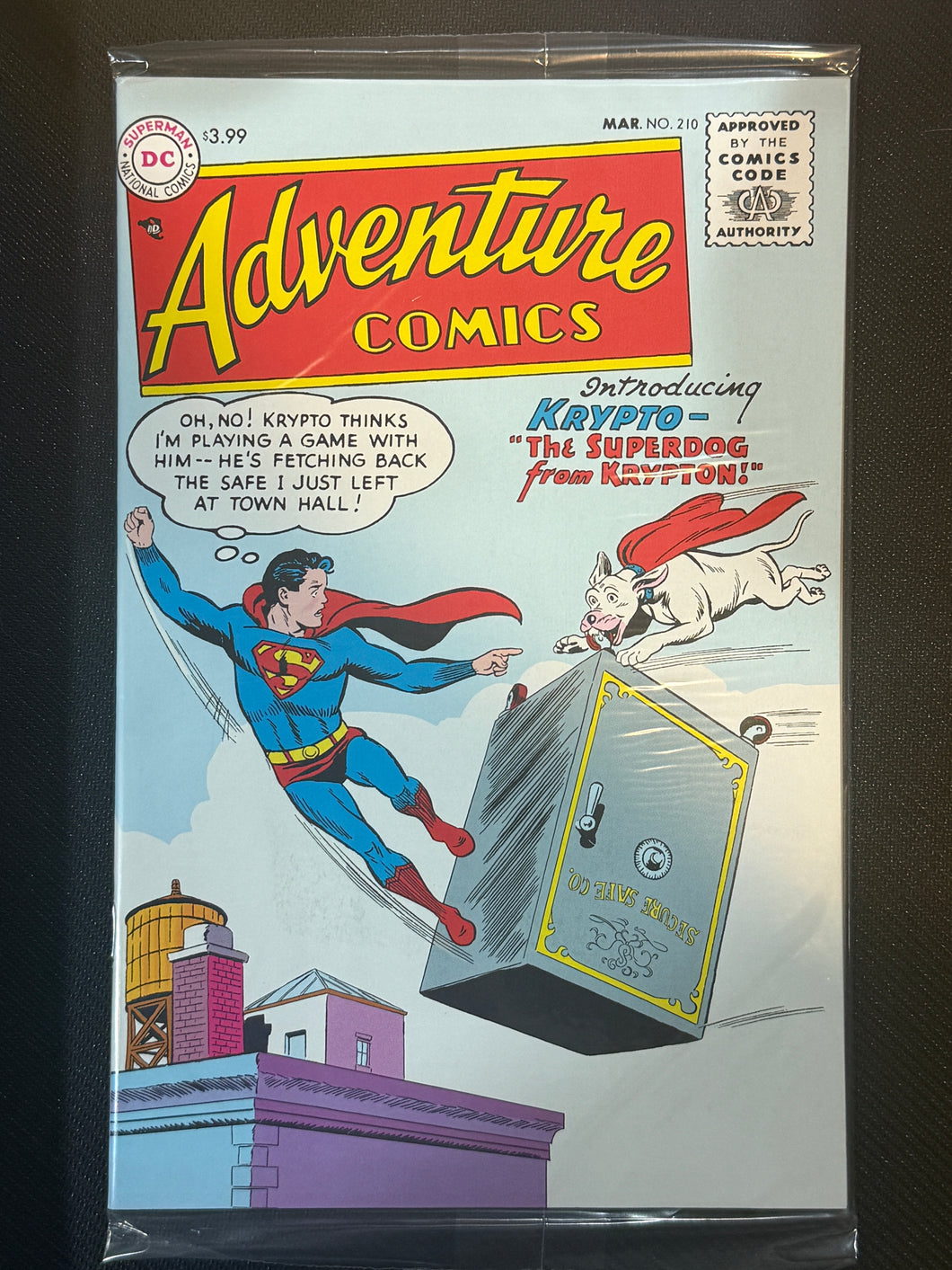 Adventure Comics #210 (2025 Facsimile) in sealed Polybag - Key Issue 1st appearance of Krypto the Superdog