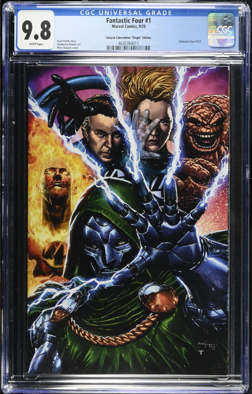 CGC 9.8 Fantastic Four #1 9/25 Suayan Convention 