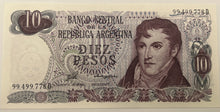 Load image into Gallery viewer, Argentina, 10 Pesos, ND (1976), UNC
