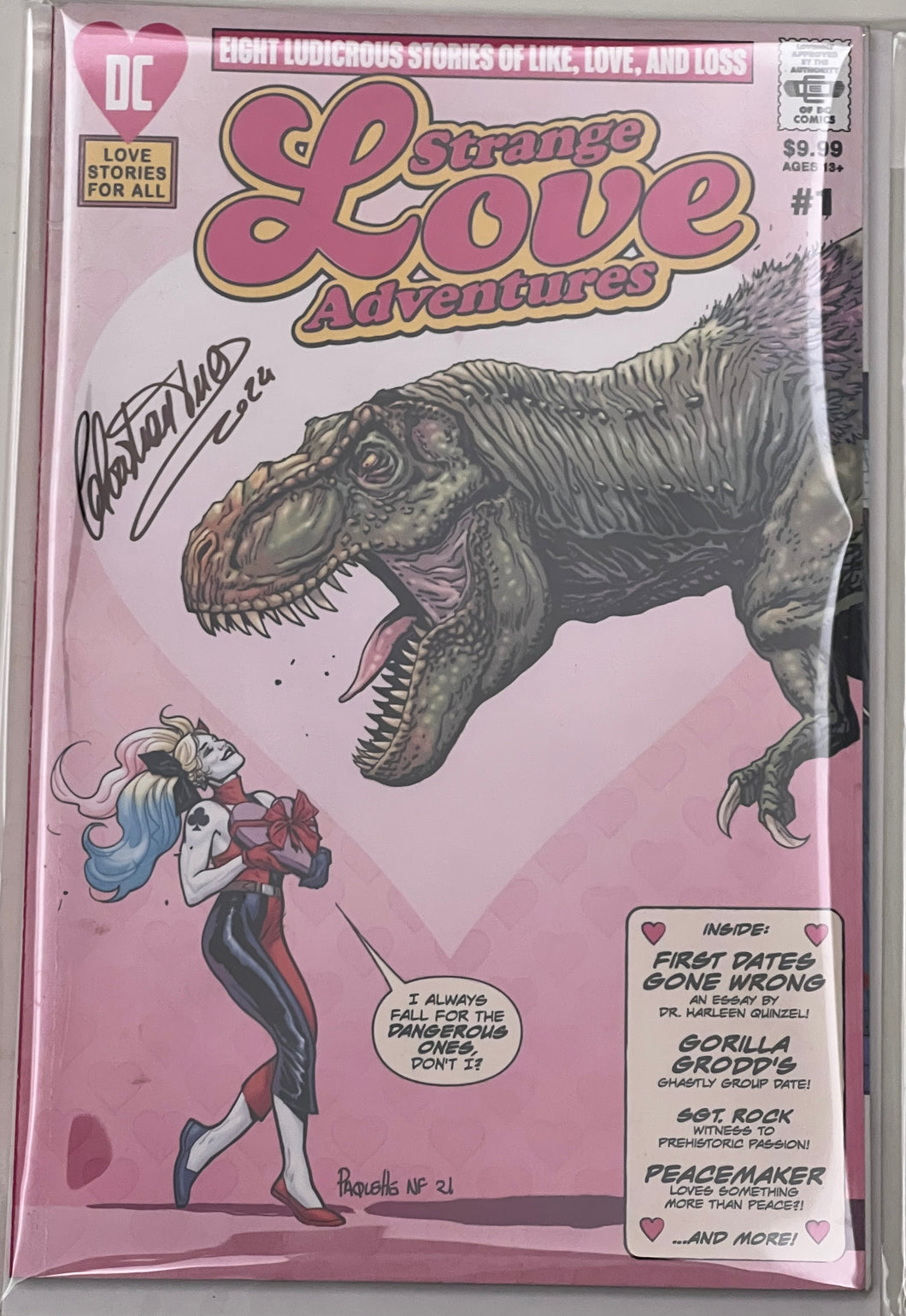 Strange Love Adventures #1 signed by Christian Duce