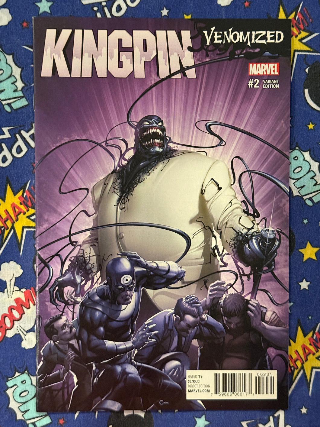 Kingpin #2 (2017) Venomized variant cover by Clayton Crain